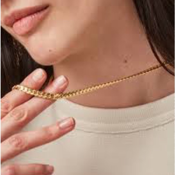 Jenny Bird Wallace Cuban Chain Necklace - Picture 2 of 7
